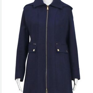 Michael Kors Navy Blue Dress Coat, Women’s Size 4